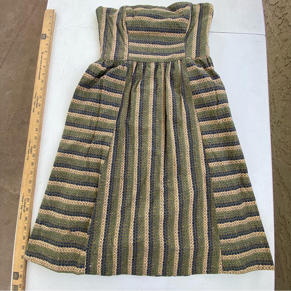 Anthropologie Maple Strapless Cotton Prairie Dress Size 6 India